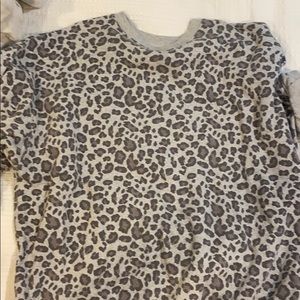 cute Cheetah crewneck